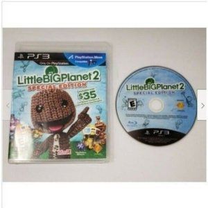 Little Big PLANET 2 Special Edition Videogame PS3 Game + Case Playstation 3 Game